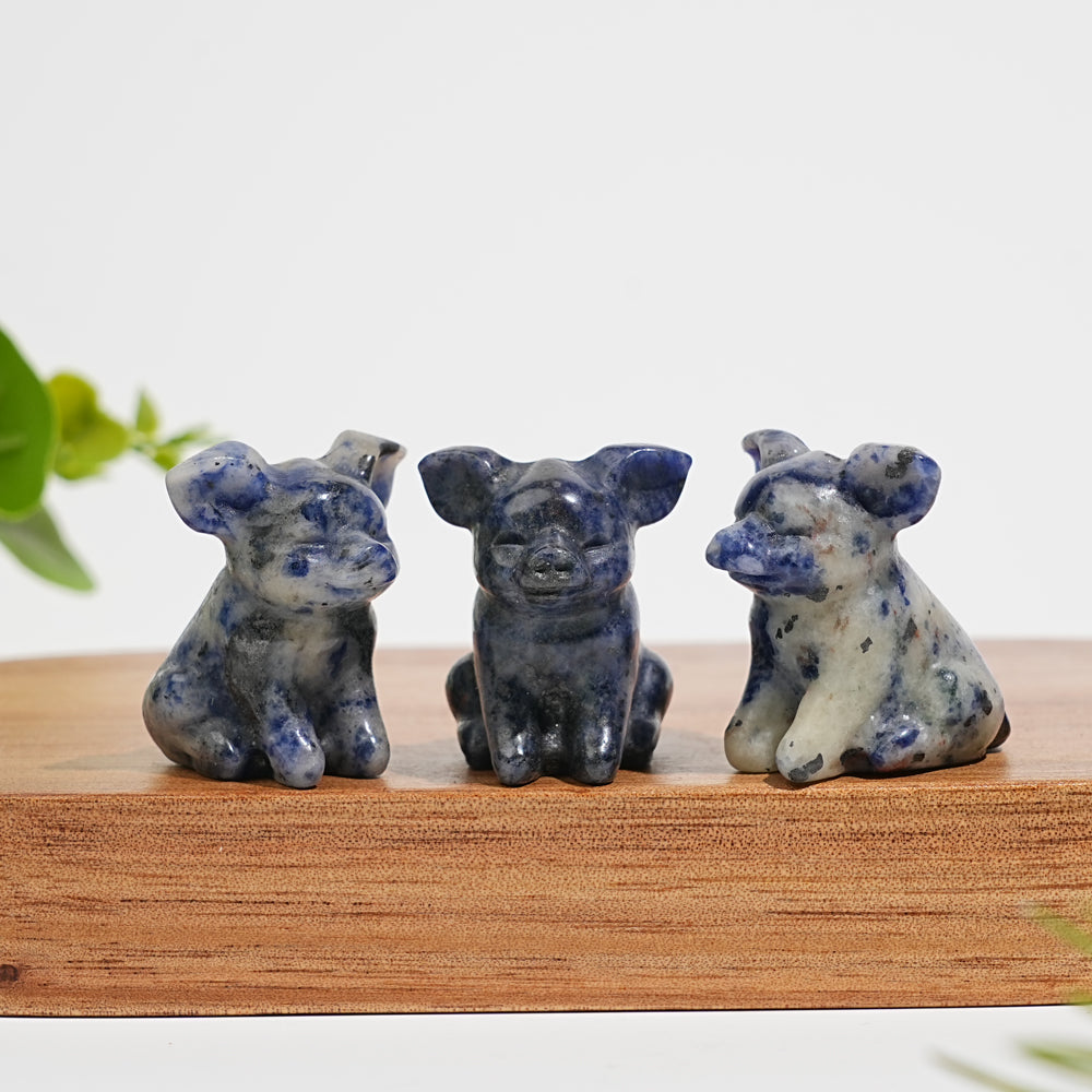 Natural Crystal Mixed Material Sleeping Pig