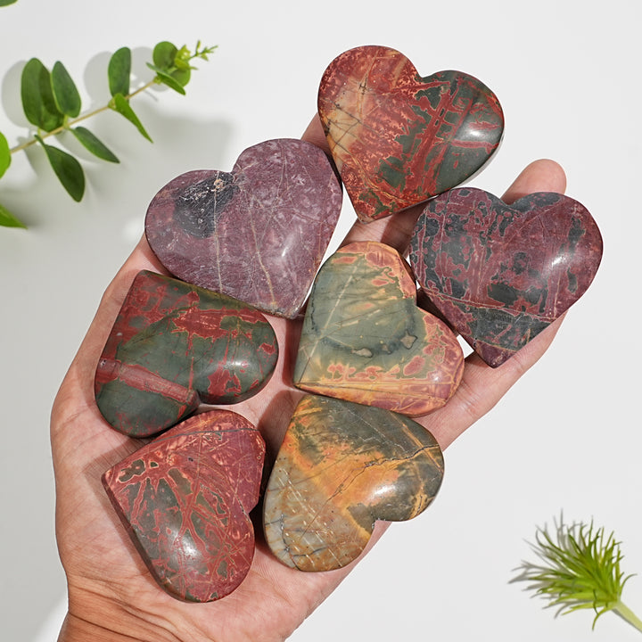 Natural Crystal Norina Jasper Heart