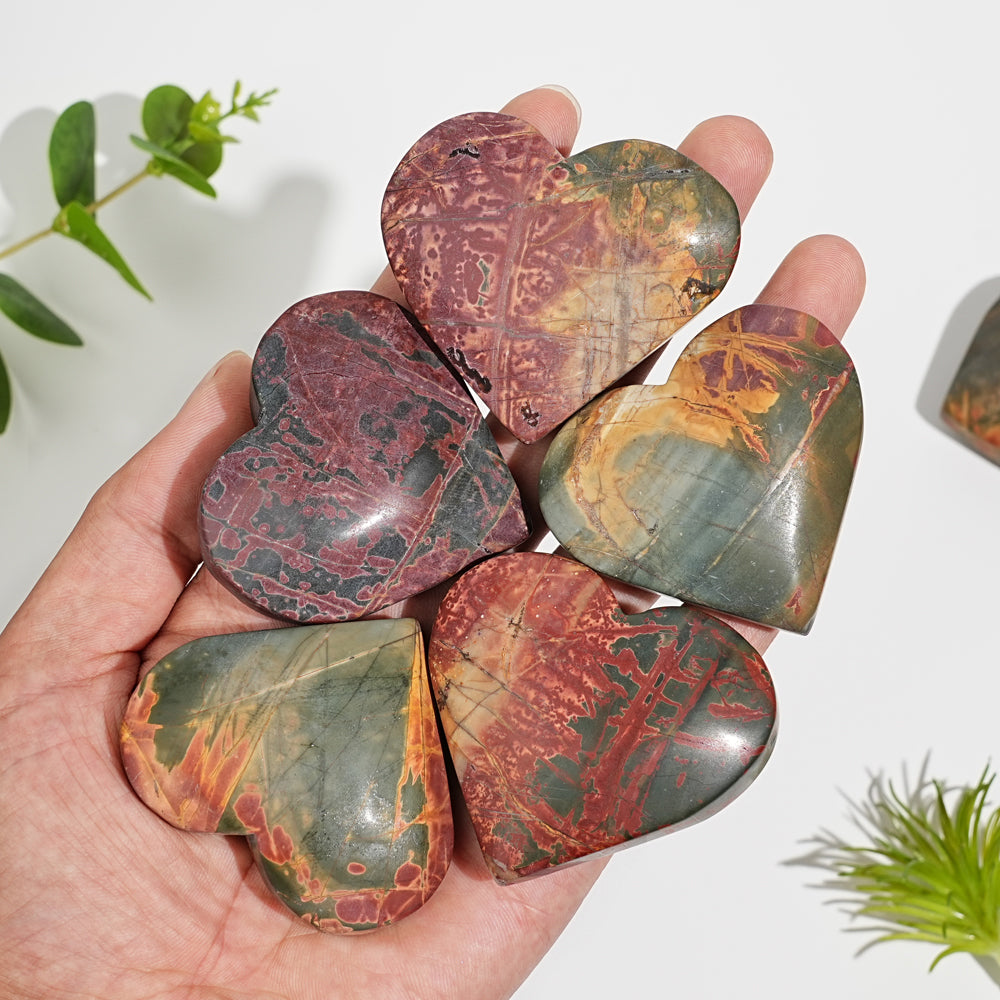 Natural Crystal Norina Jasper Heart