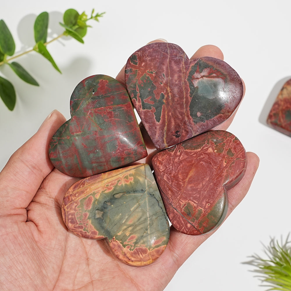 Natural Crystal Norina Jasper Heart