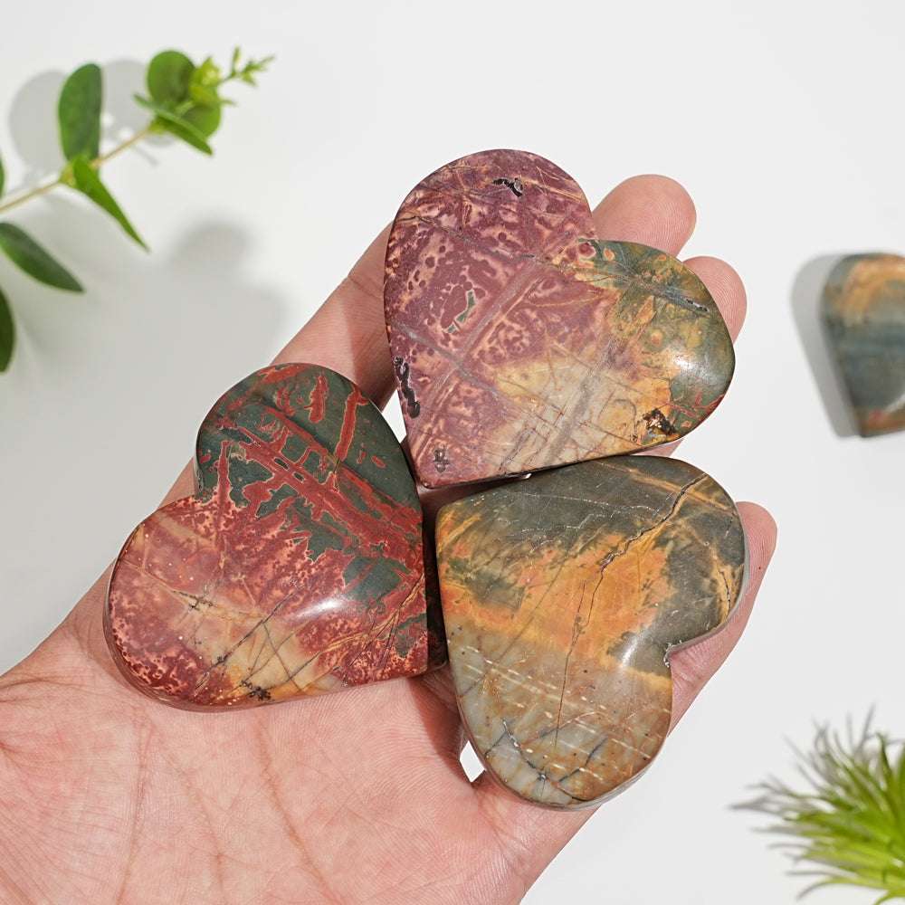 Natural Crystal Norina Jasper Heart