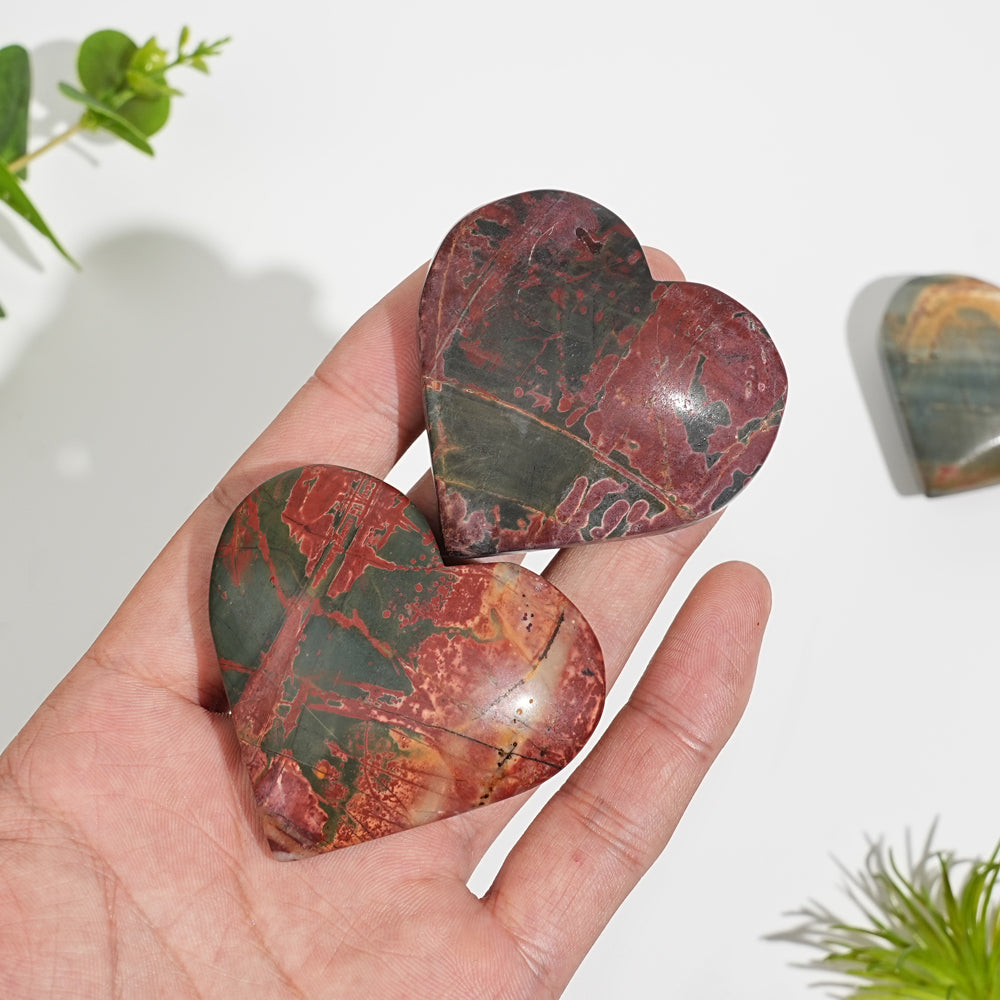 Natural Crystal Norina Jasper Heart