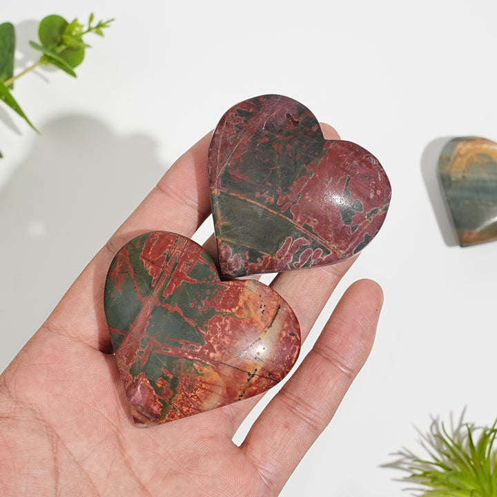 Natural Crystal Norina Jasper Heart