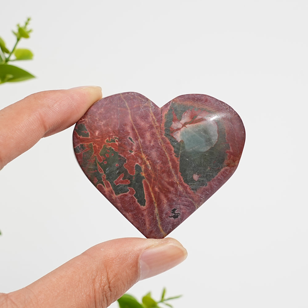Natural Crystal Norina Jasper Heart
