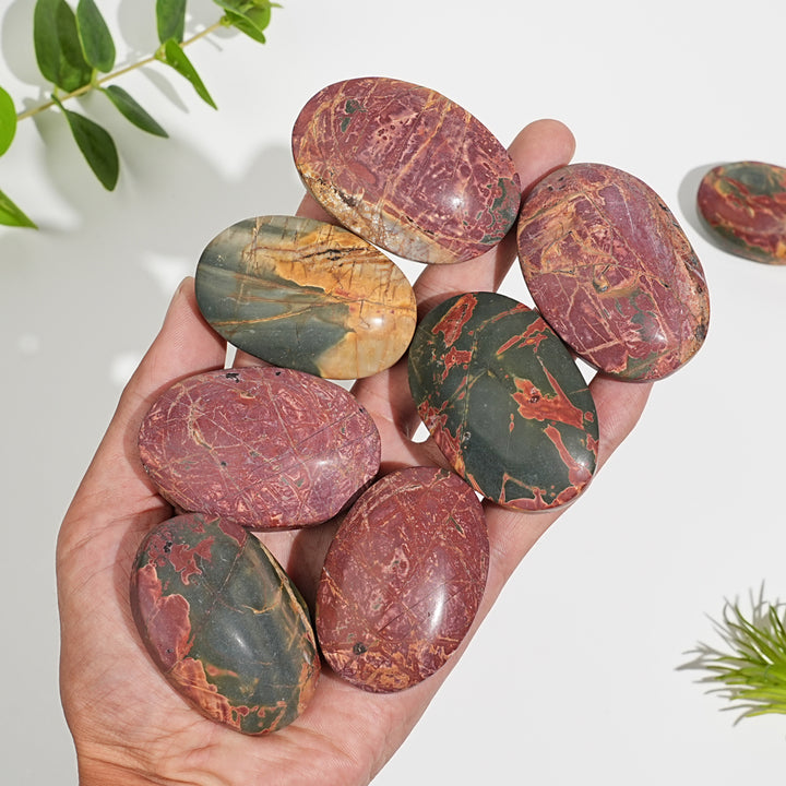 Natural Crystal Norina Jasper Palm Stone