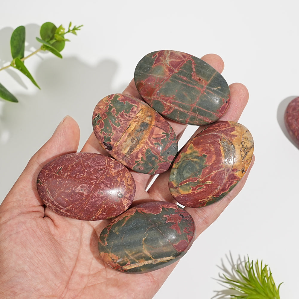 Natural Crystal Norina Jasper Palm Stone