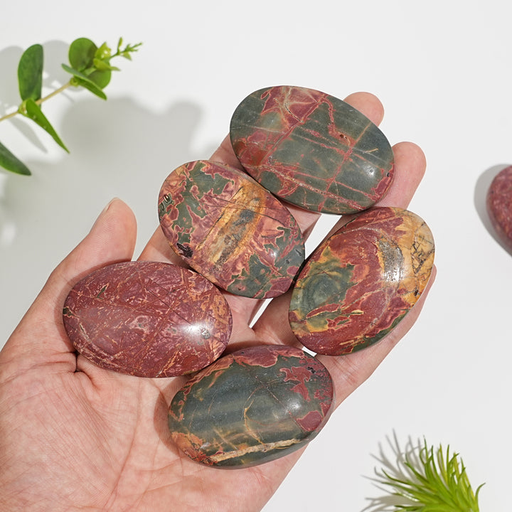 Natural Crystal Norina Jasper Palm Stone