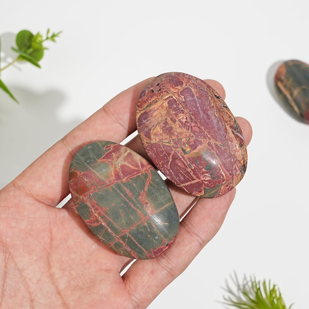 Natural Crystal Norina Jasper Palm Stone