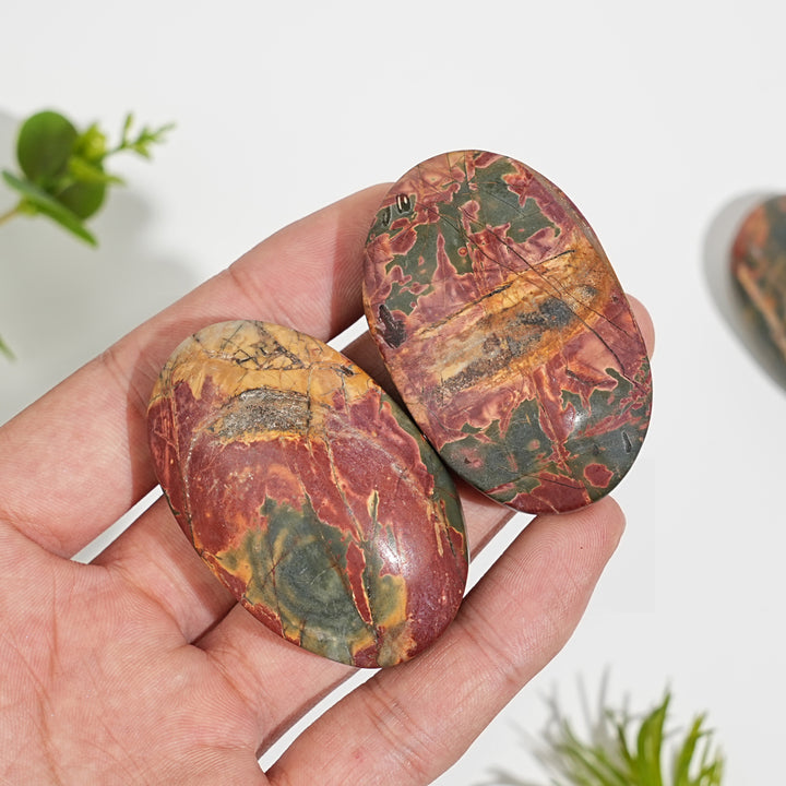 Natural Crystal Norina Jasper Palm Stone