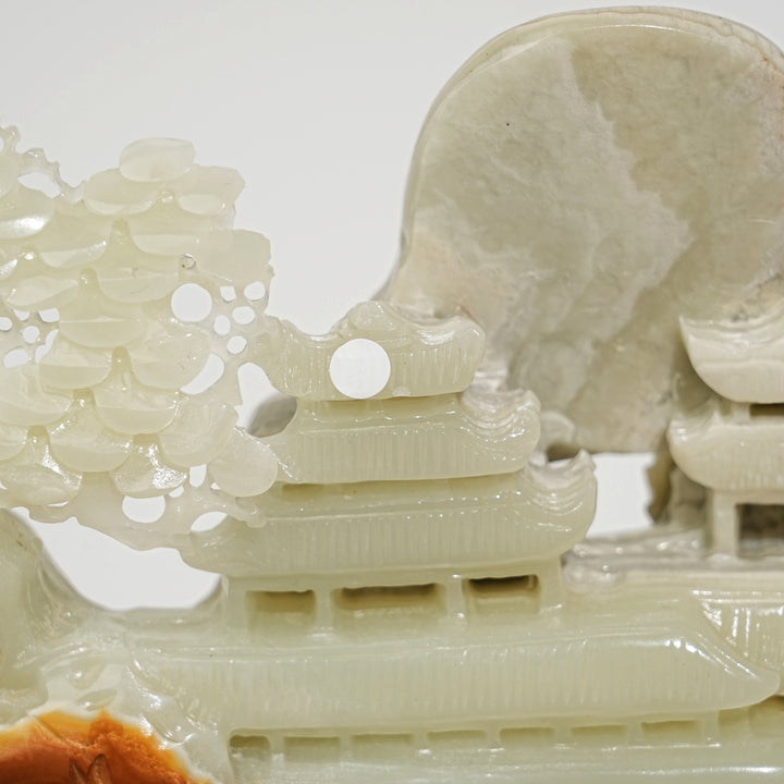 Unique,A Slightly Imperfect Natural Crystal Exquisite Afghanistan Jade Ornament