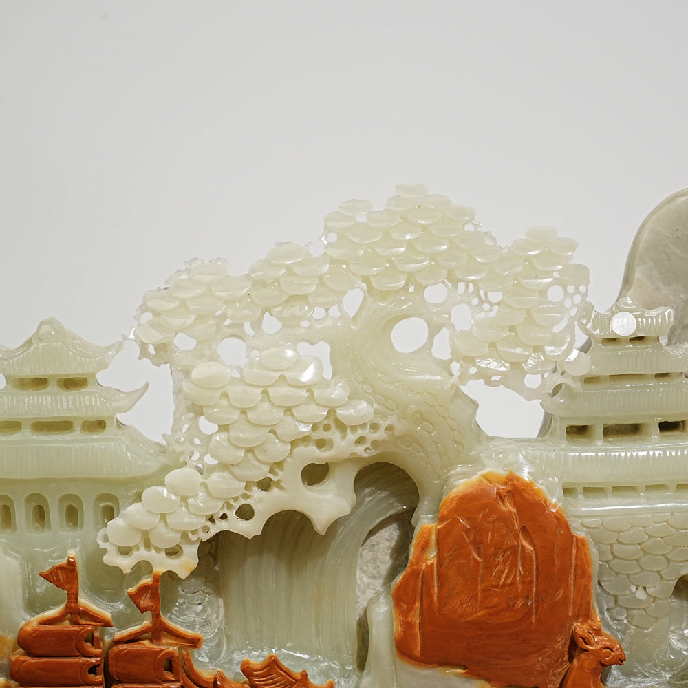 Unique,A Slightly Imperfect Natural Crystal Exquisite Afghanistan Jade Ornament