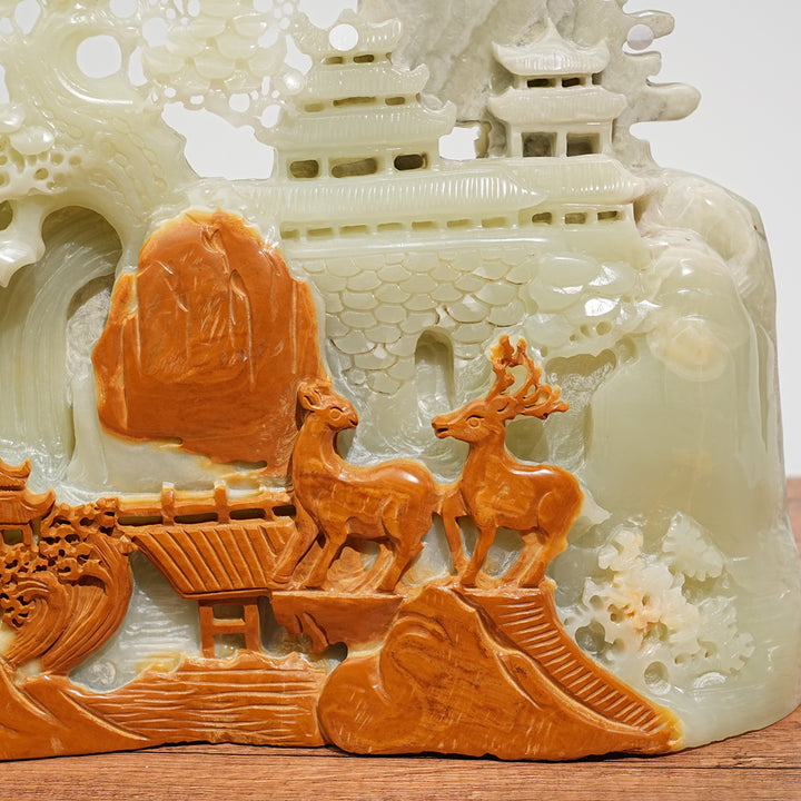 Unique,A Slightly Imperfect Natural Crystal Exquisite Afghanistan Jade Ornament