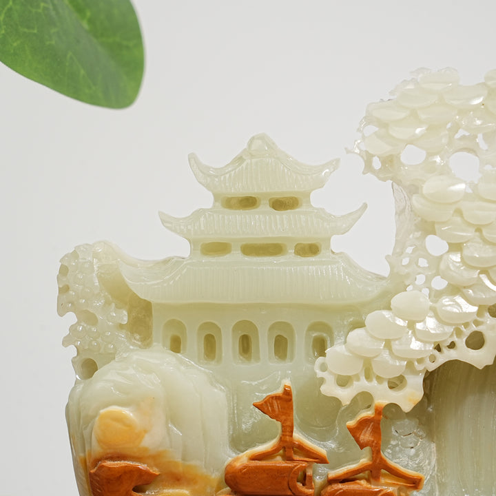Unique,A Slightly Imperfect Natural Crystal Exquisite Afghanistan Jade Ornament