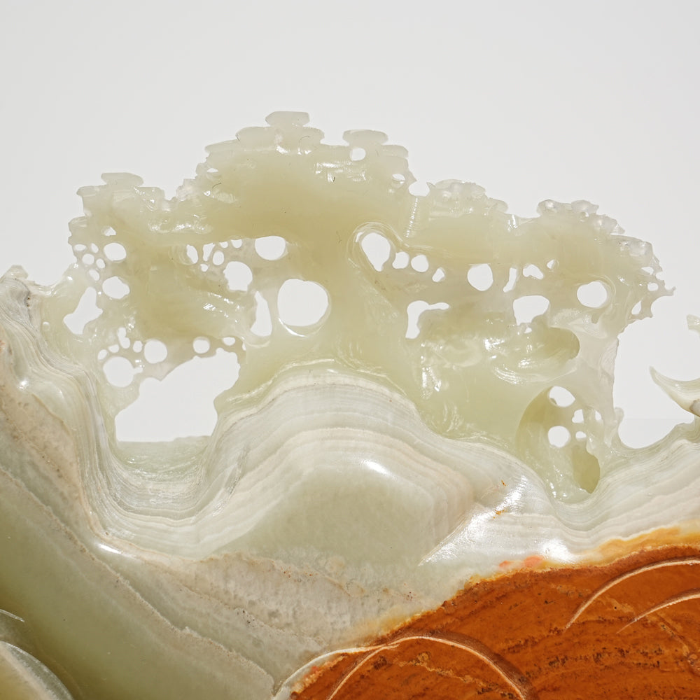 Unique,A Slightly Imperfect Natural Crystal Exquisite Afghanistan Jade Ornament