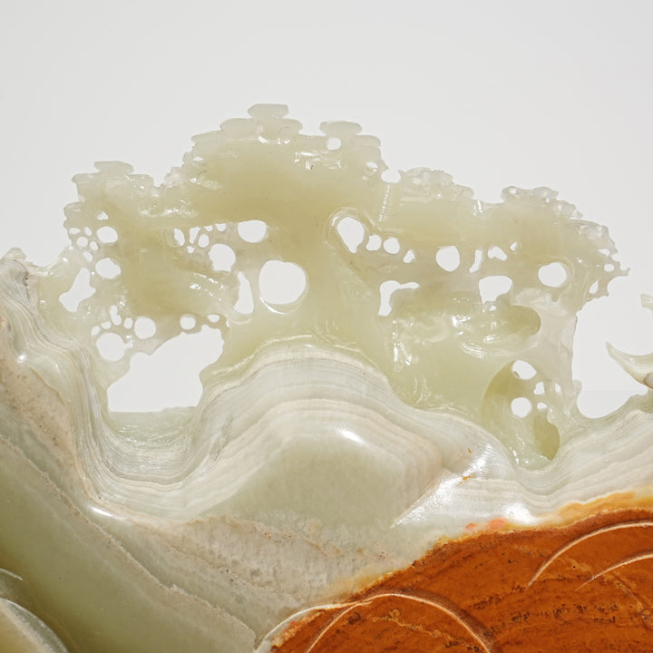 Unique,A Slightly Imperfect Natural Crystal Exquisite Afghanistan Jade Ornament