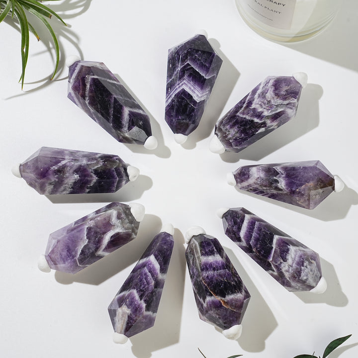 Natural Dream Amethyst Double Point