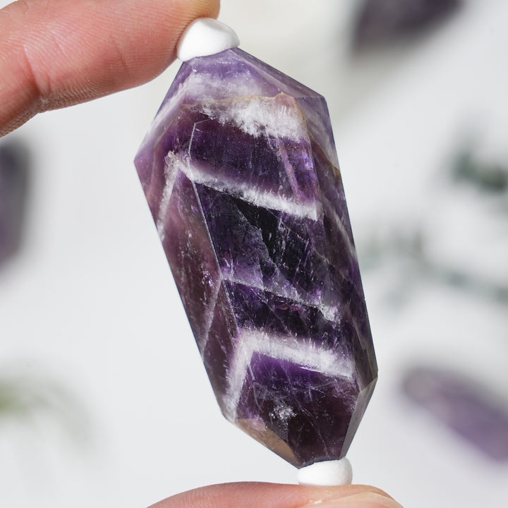 Natural Dream Amethyst Double Point