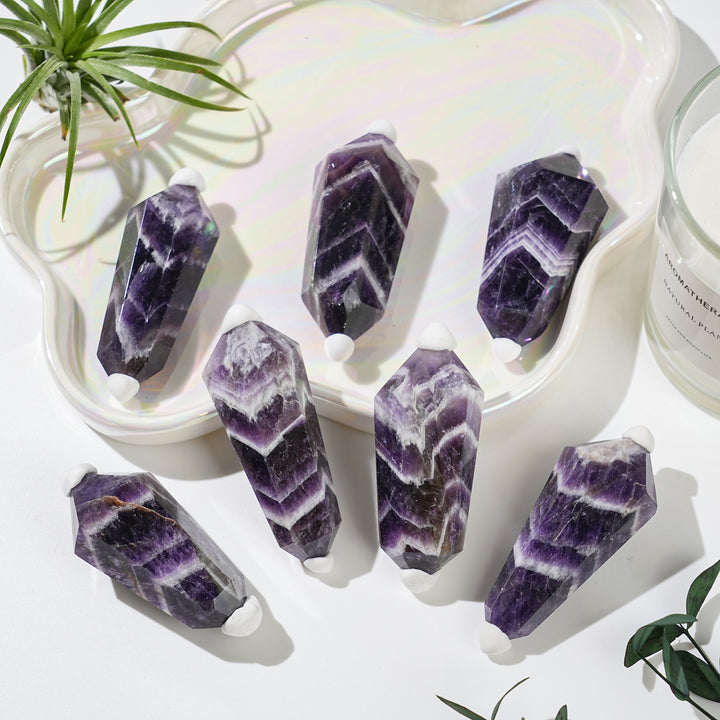Natural Dream Amethyst Double Point