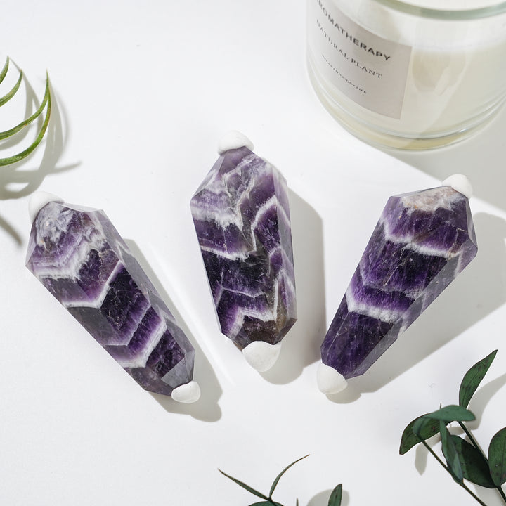 Natural Dream Amethyst Double Point