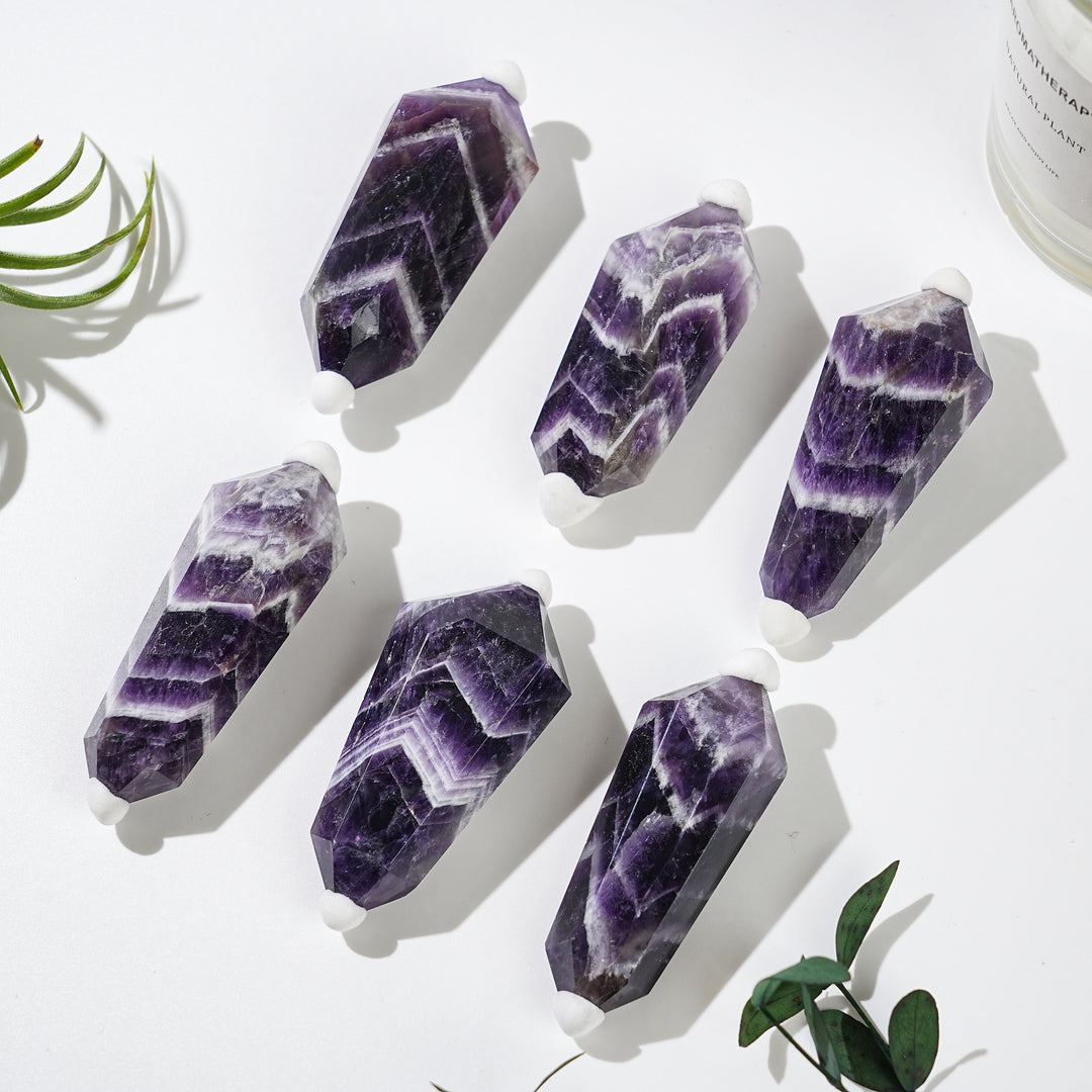 Natural Dream Amethyst Double Point