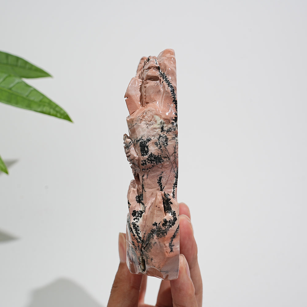 Unique,Natural Picture Jasper Landscape Carving