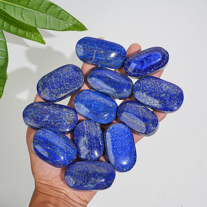 Natural Crystal Lapis Lazuli Palm Stone