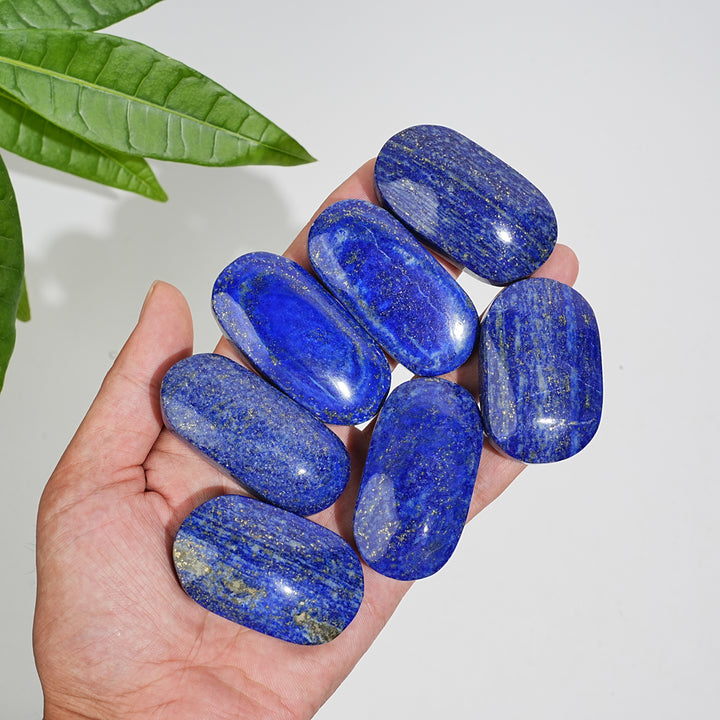 Natural Crystal Lapis Lazuli Palm Stone