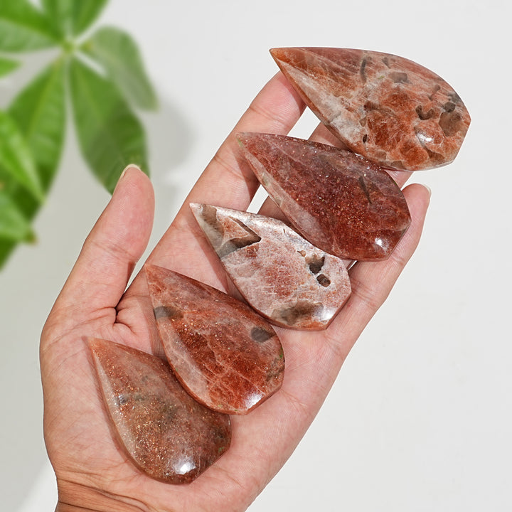 Natural Crystal Golden Sunstone Teardrop