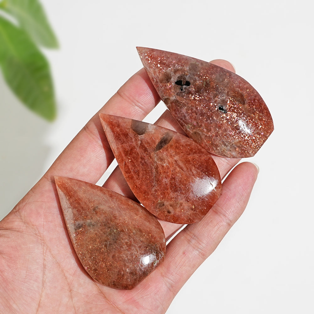 Natural Crystal Golden Sunstone Teardrop