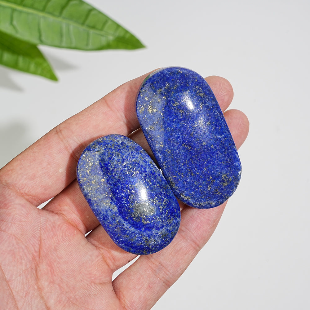 Natural Crystal Lapis Lazuli Palm Stone