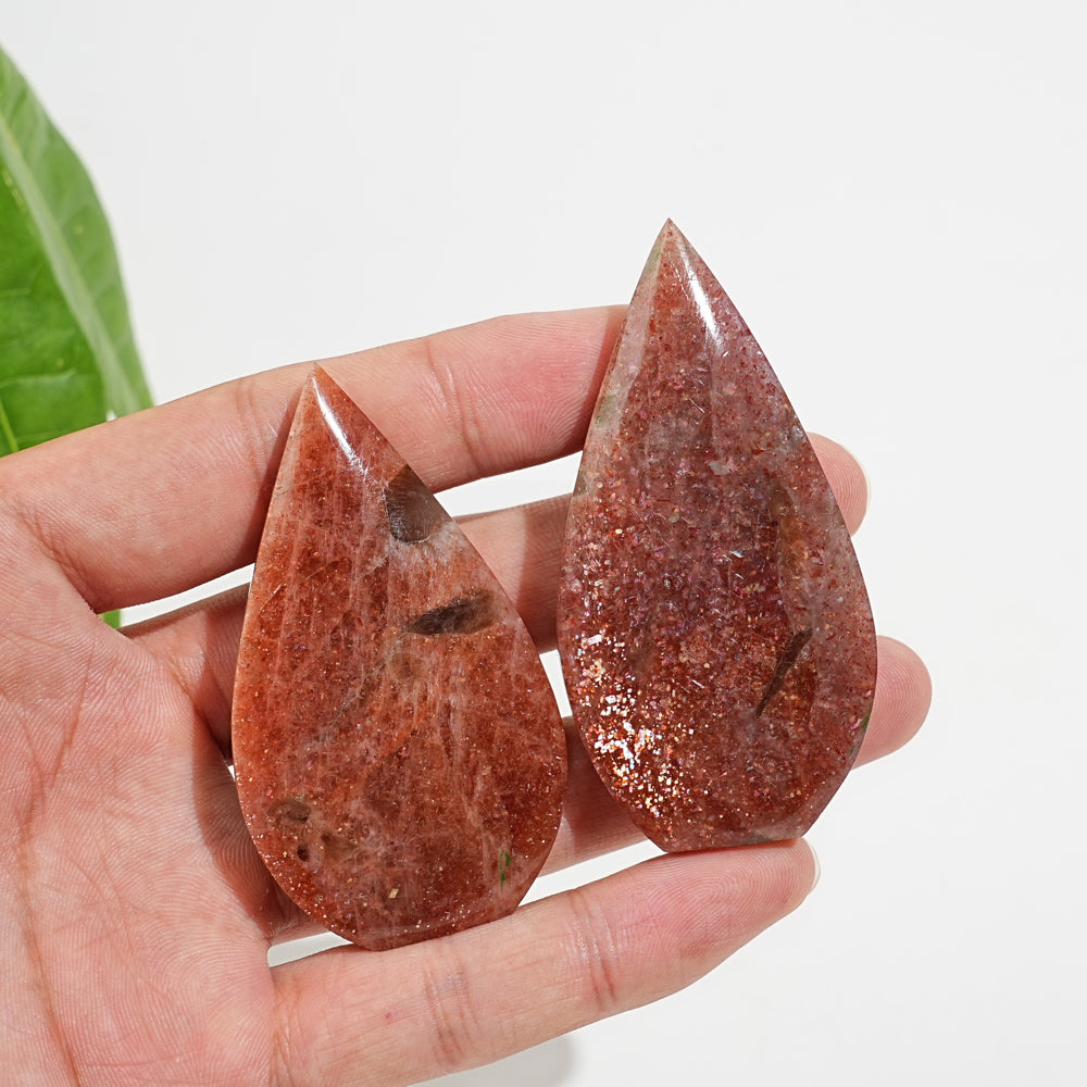 Natural Crystal Golden Sunstone Teardrop
