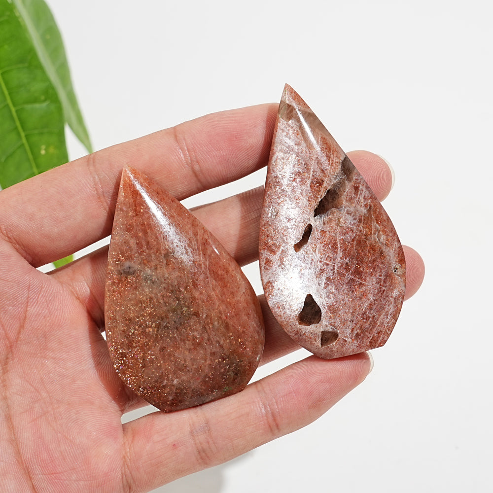 Natural Crystal Golden Sunstone Teardrop