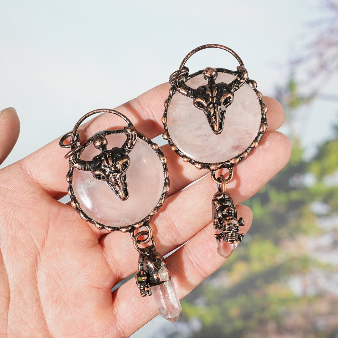 Natural Rose Quartz Pendant