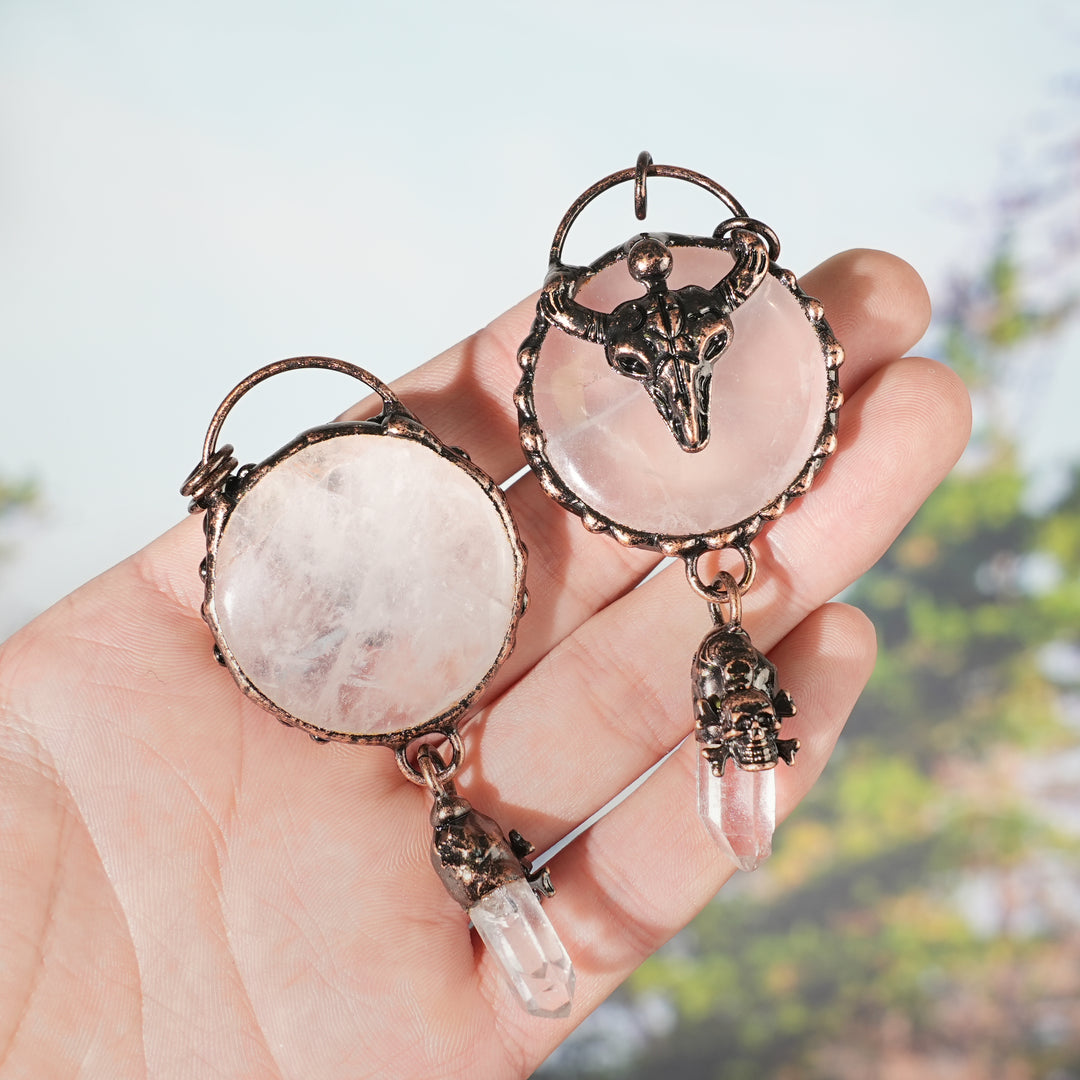 Natural Rose Quartz Pendant