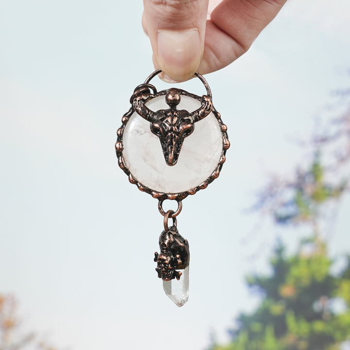 Natural Rose Quartz Pendant