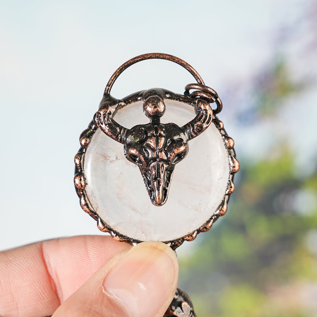 Natural Rose Quartz Pendant