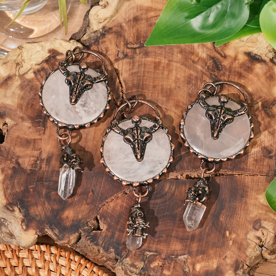 Natural Rose Quartz Pendant