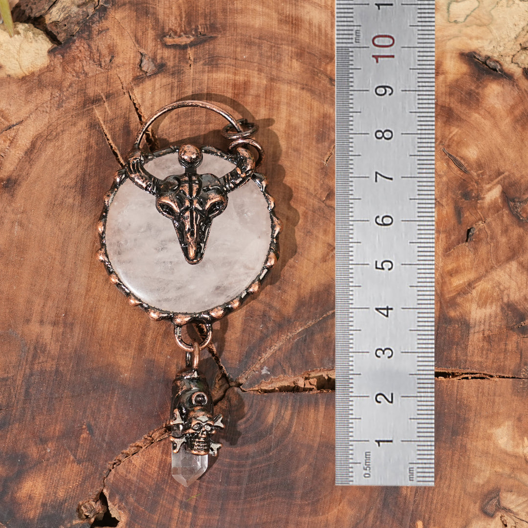 Natural Rose Quartz Pendant