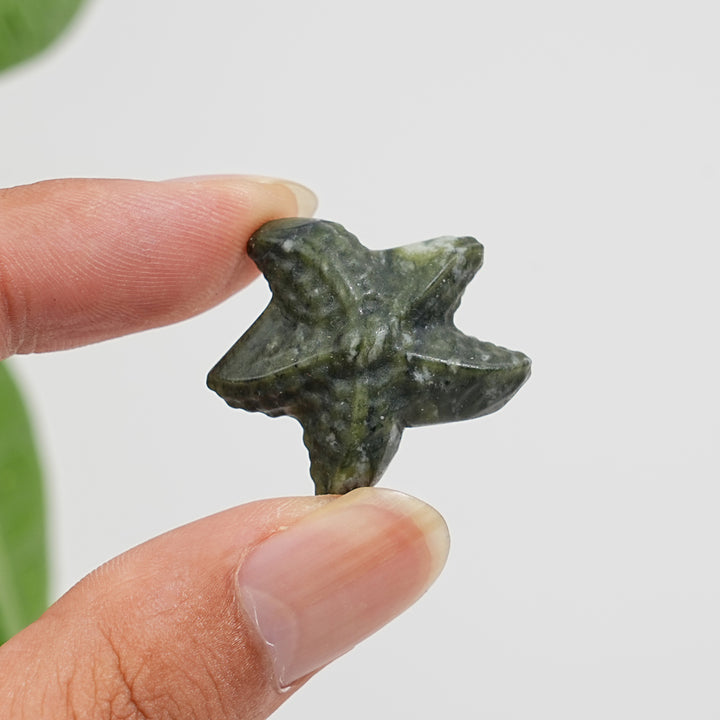 Natural Crystal Carving Mixed Material Starfish