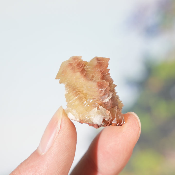 Natural Pagoda Calcite Raw