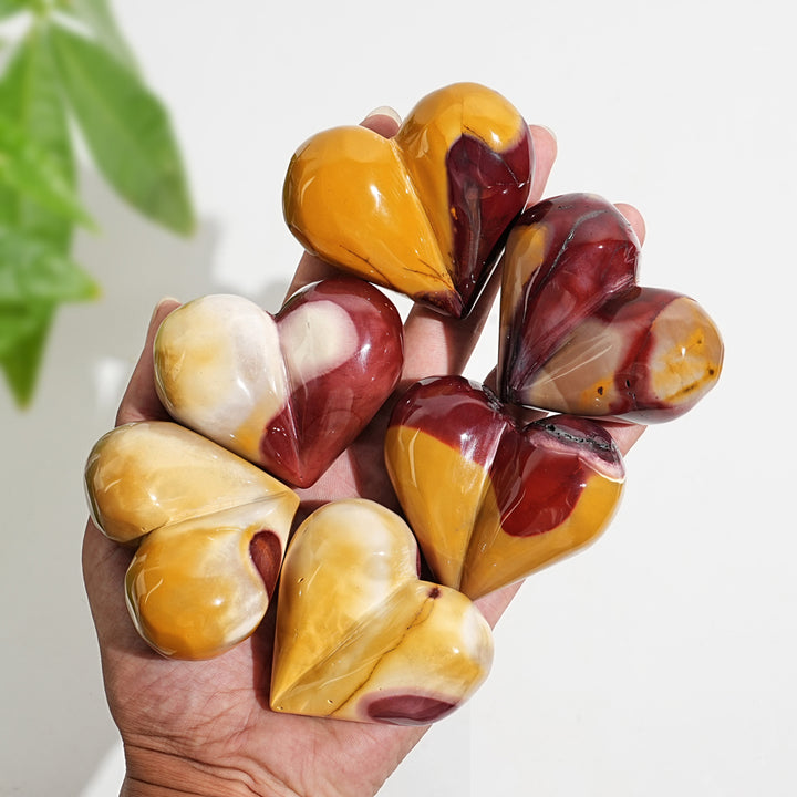 Natural Crystal Mookaite Heart