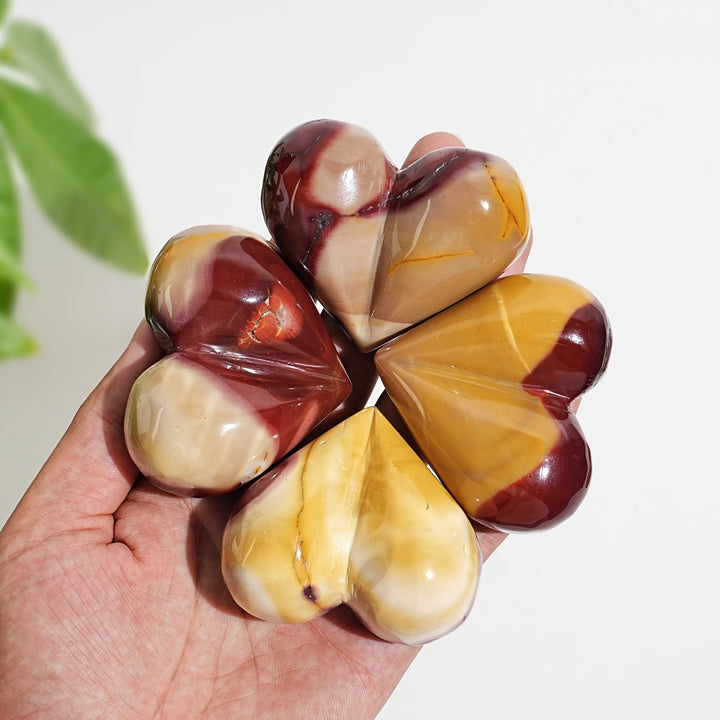 Natural Crystal Mookaite Heart