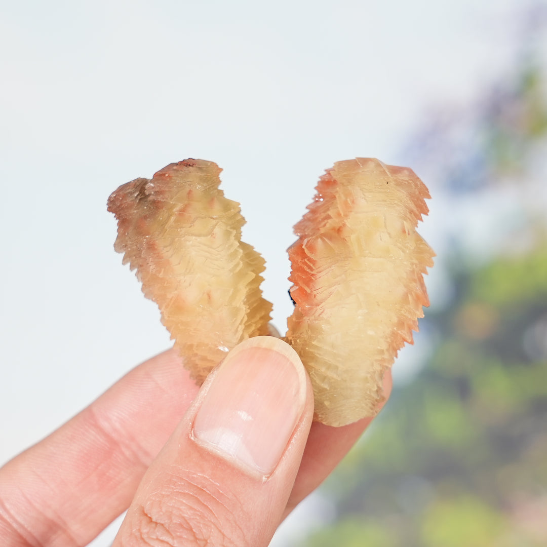 Natural Pagoda Calcite Raw