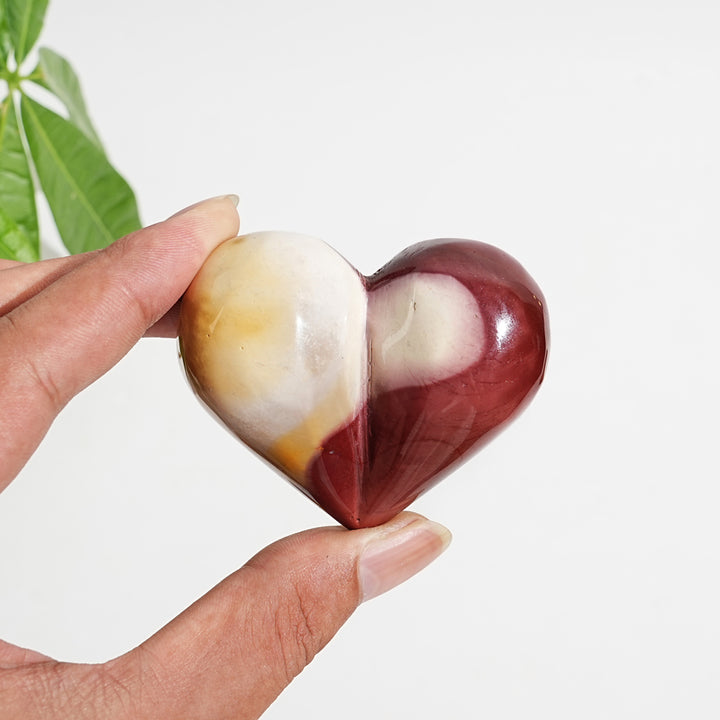 Natural Crystal Mookaite Heart