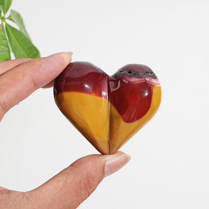 Natural Crystal Mookaite Heart