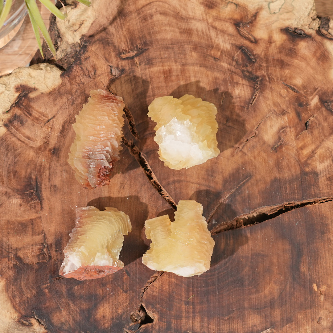 Natural Pagoda Calcite Raw
