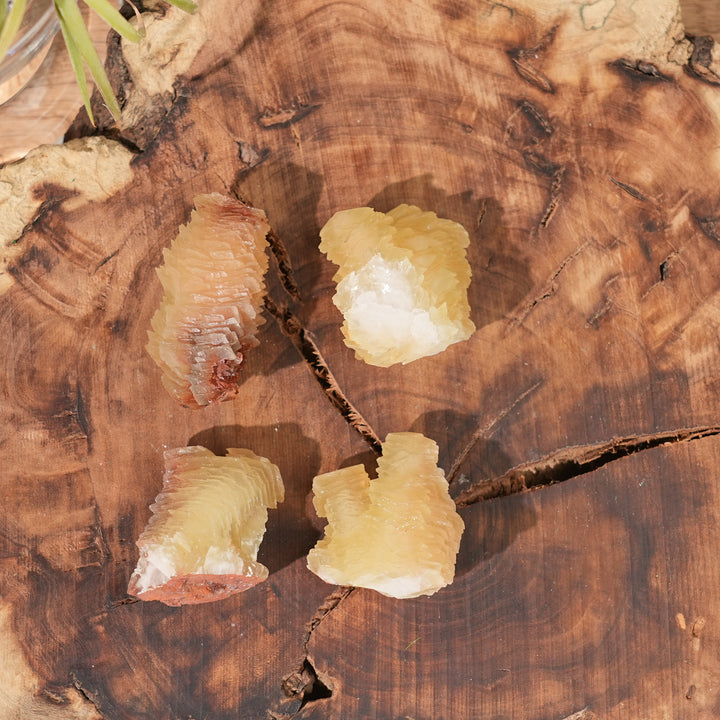 Natural Pagoda Calcite Raw