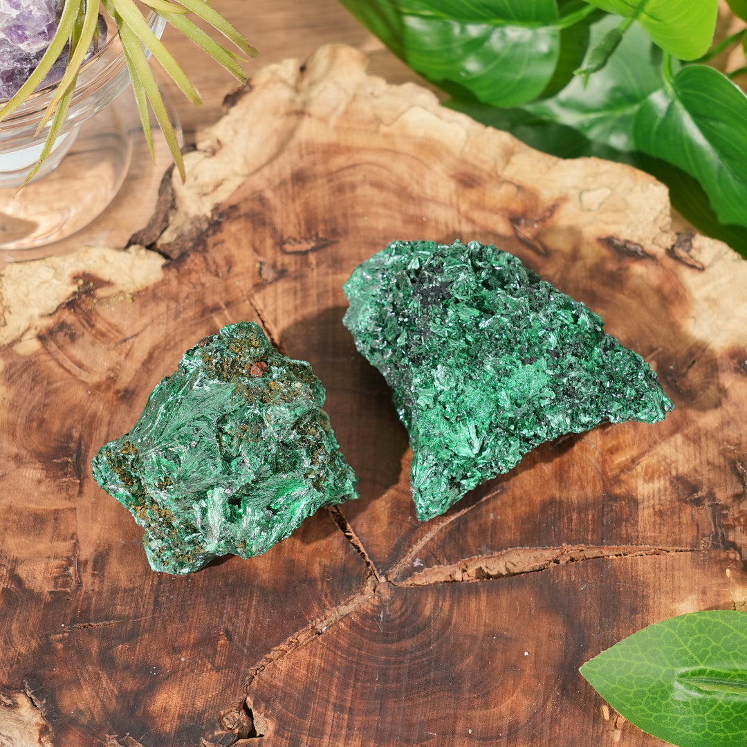Natural Malachite Needle Mineral Raw