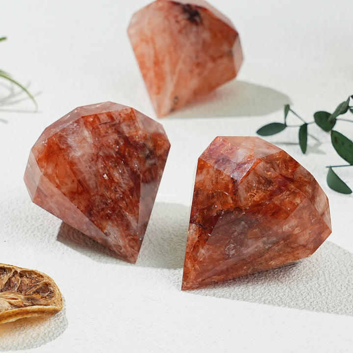 Natural Fire Quartz Diamond
