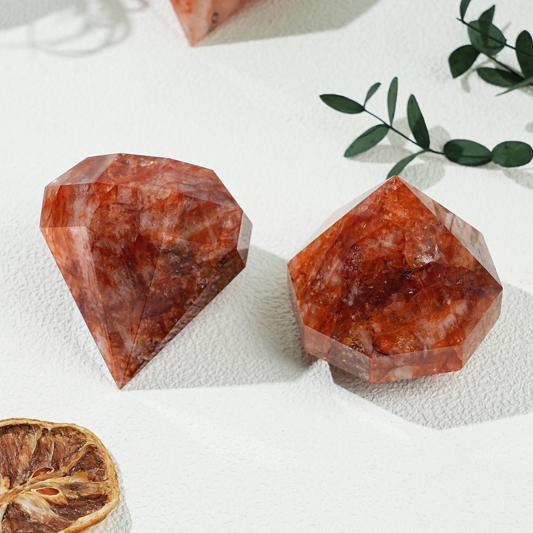Natural Fire Quartz Diamond